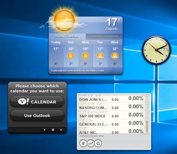 accuweather desktop widget windows 10